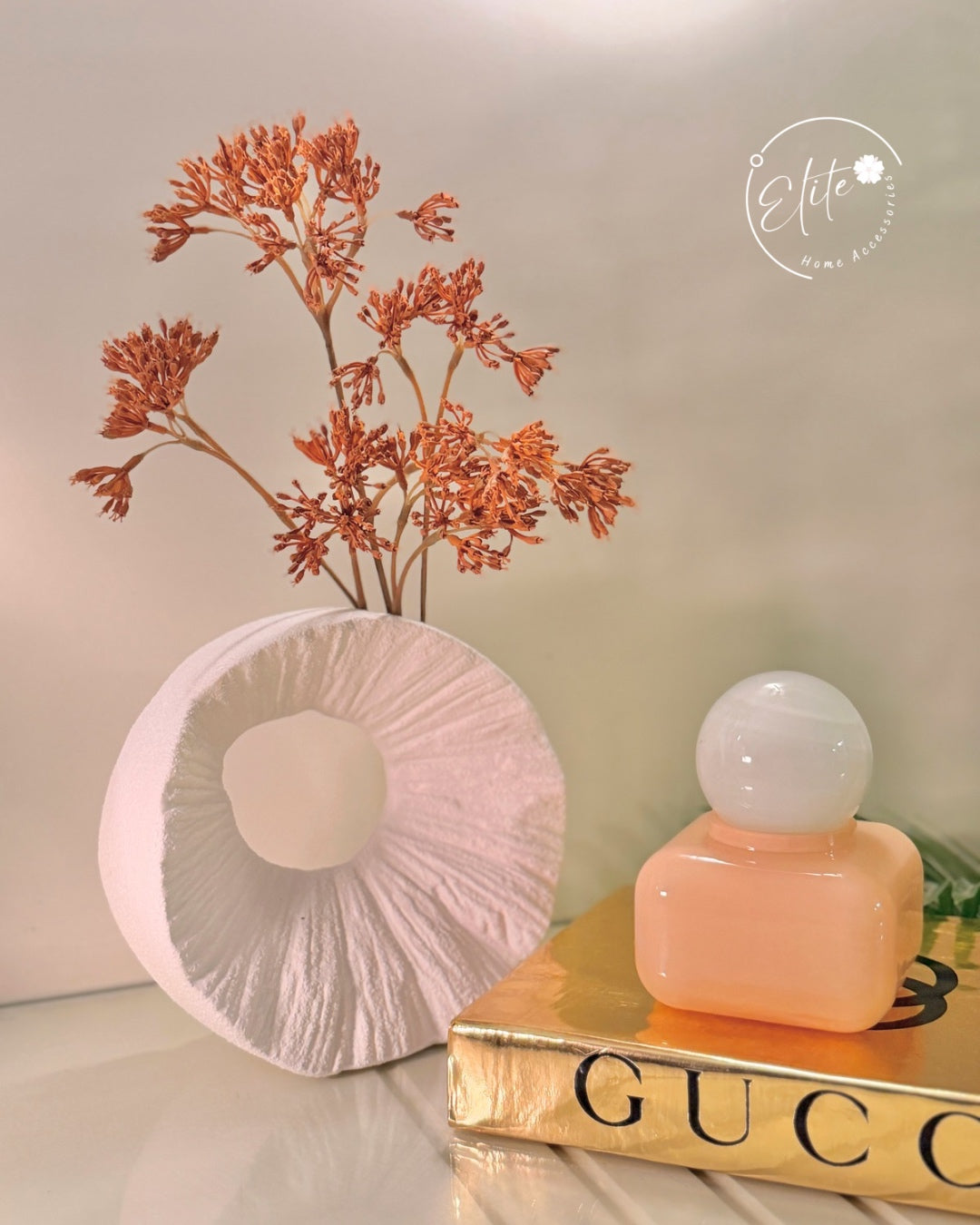 Core Vase - مزهرية سيراميك أبيض فاخرة