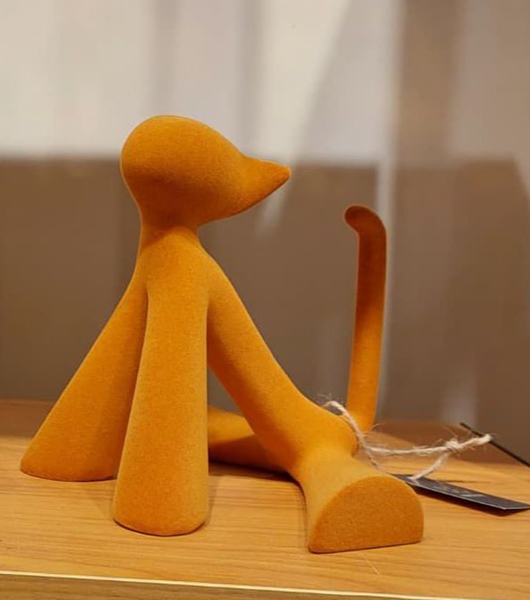 Joy cat sculpture