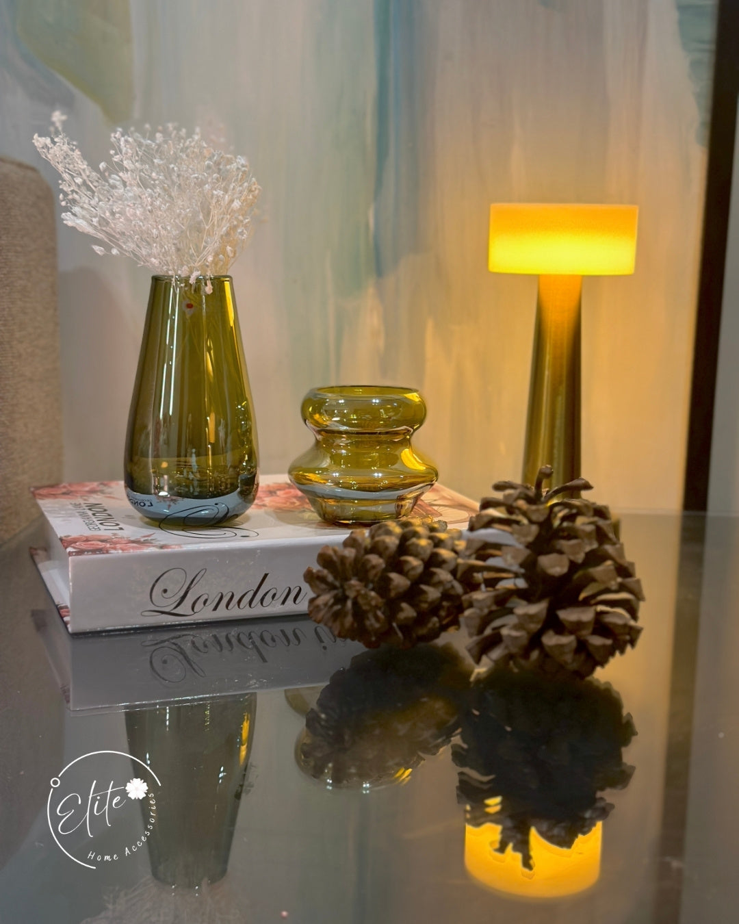Olivia long mini vase