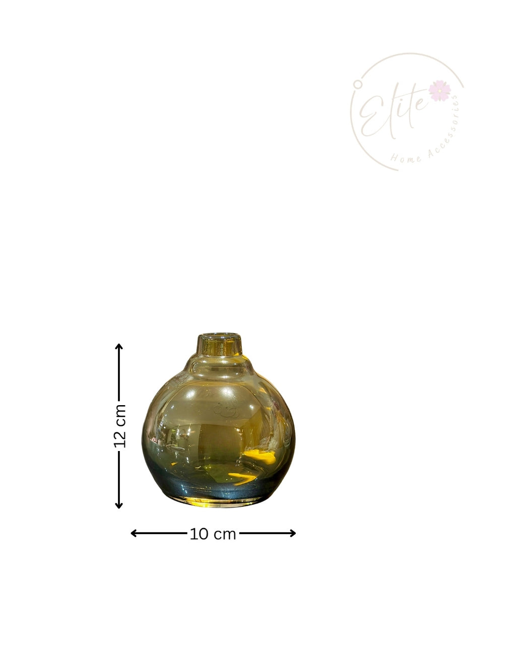 Olivia bubble glass vase