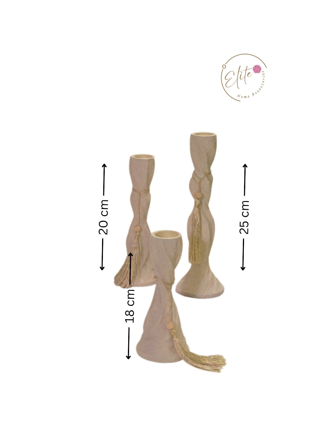 Wave candle holder