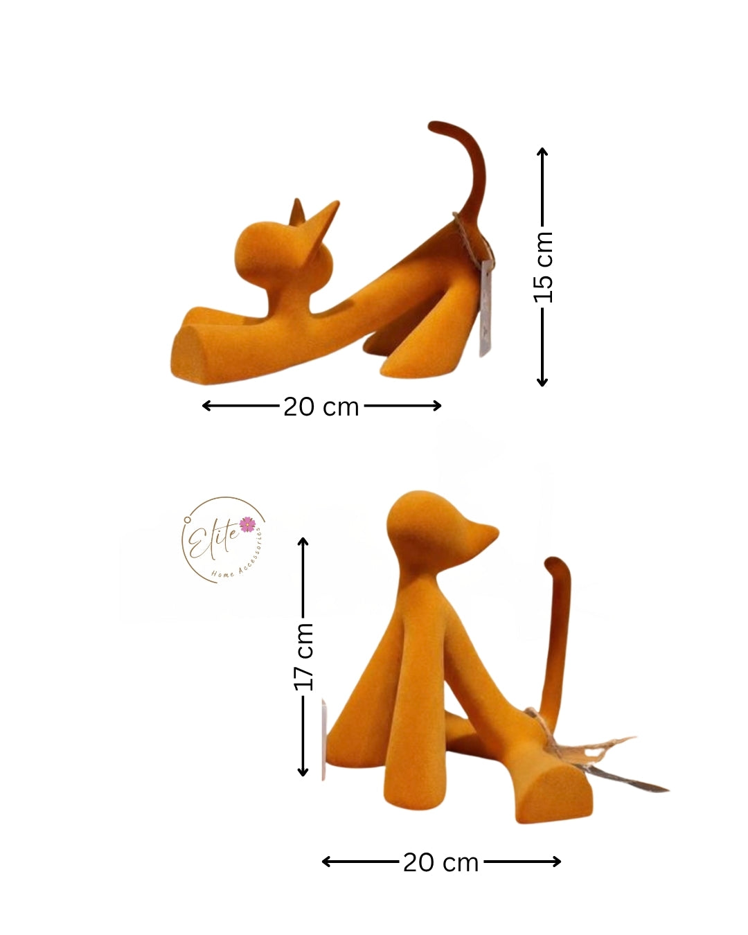 Joy cat sculpture