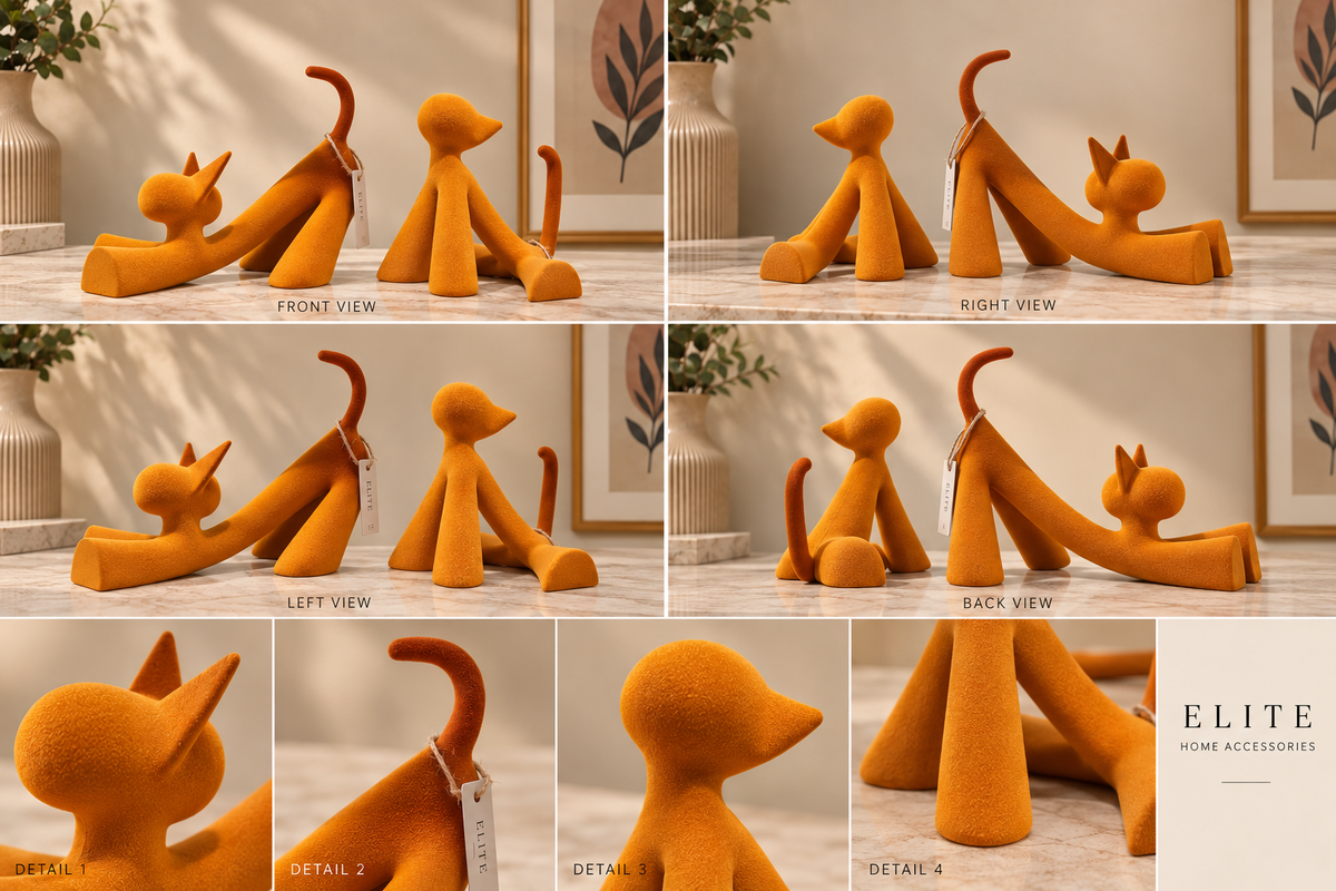 Joy cat sculpture