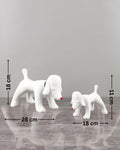 Milo dog sculpture