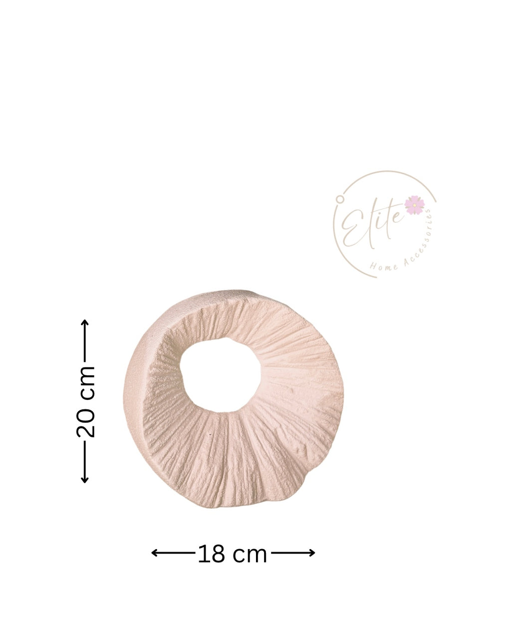 Core Vase - مزهرية سيراميك أبيض فاخرة