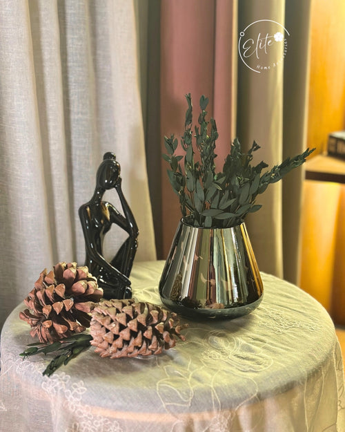 Black Conffity Glass Vase – Wrzesniaks Poland
