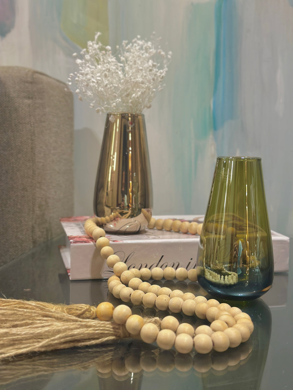 Olivia long mini vase