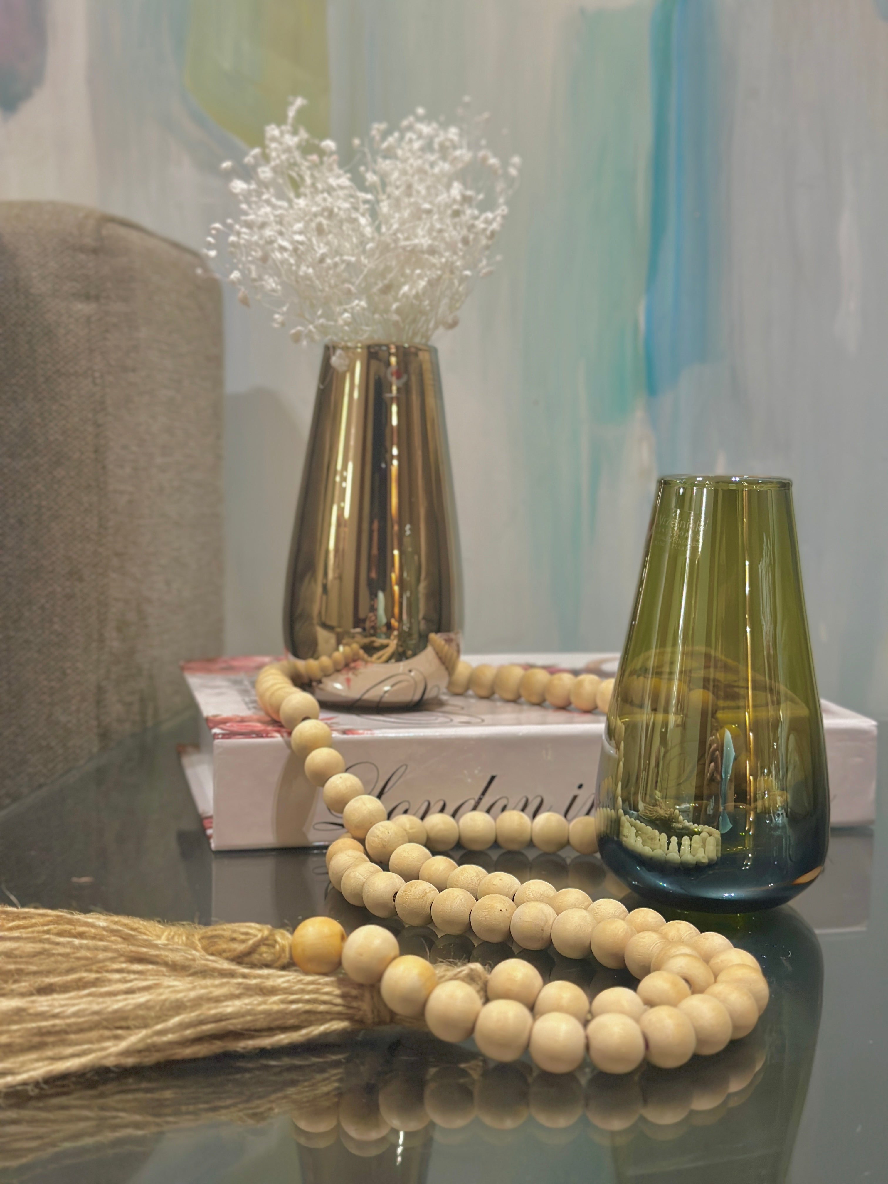 Olivia long mini vase