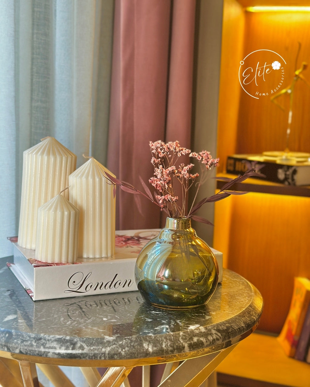 Olivia bubble glass vase