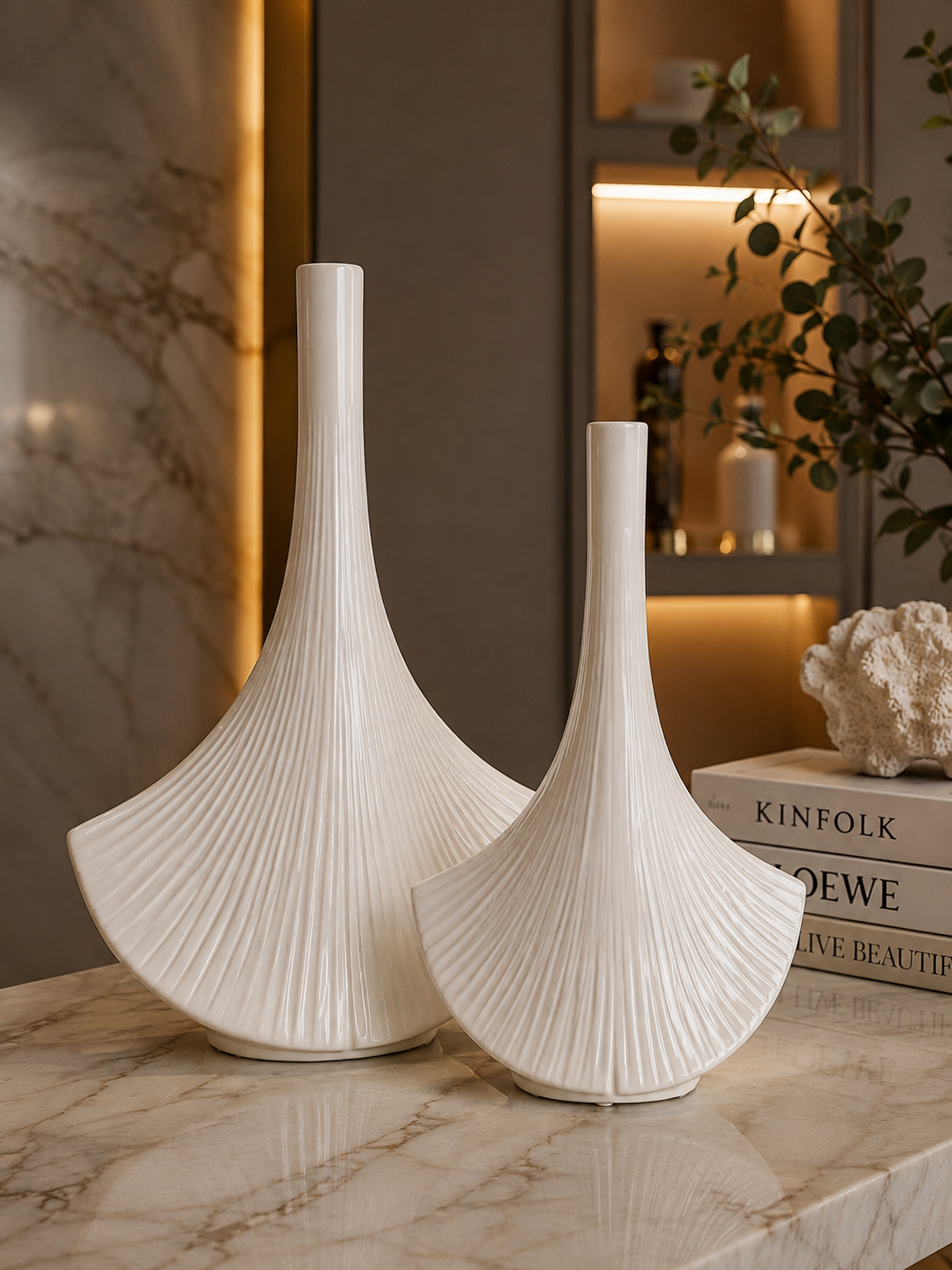Gloria Vase – White