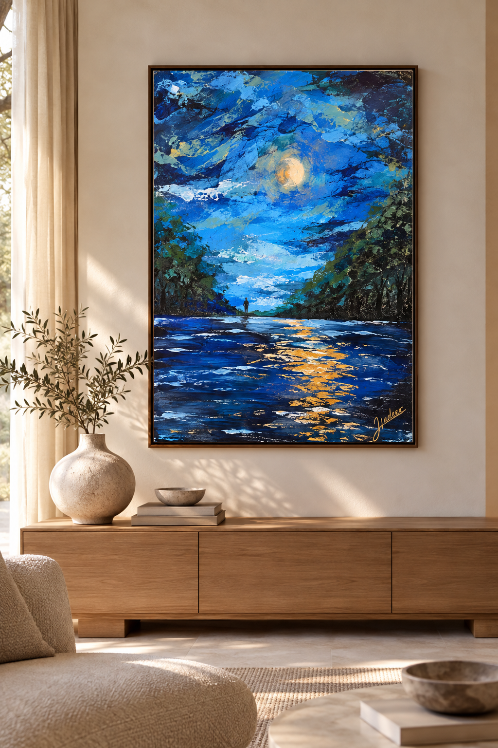 Between Two Shores - Art work

A journey between what was and what is yet to come.