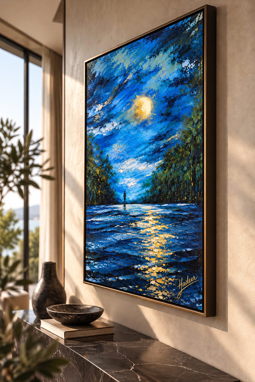 Between Two Shores - Art work

A journey between what was and what is yet to come.
